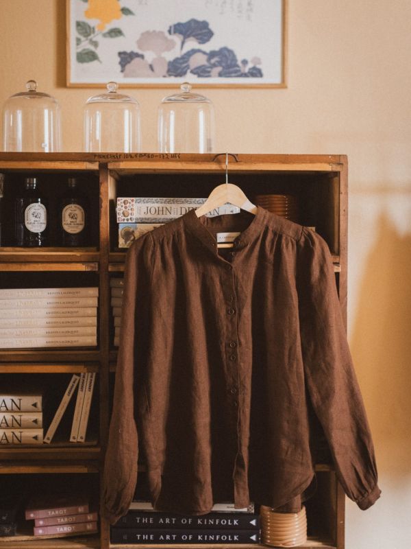 Theoni Blouse Brown