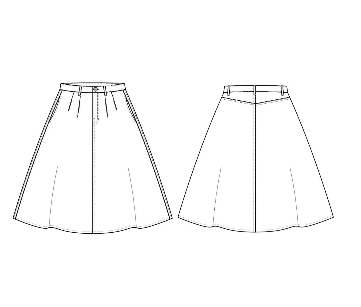 Sofia Skirt Black - Image 5