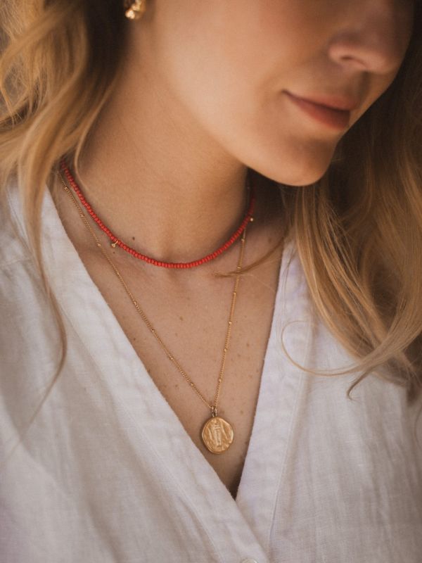 Anaïs Red Necklace