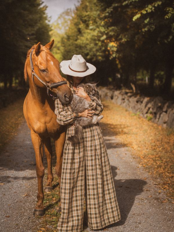 Juliette Byxa Tartan